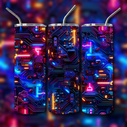 Abstract 3D Art Tumbler