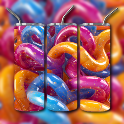 Abstract 3D Art Tumbler