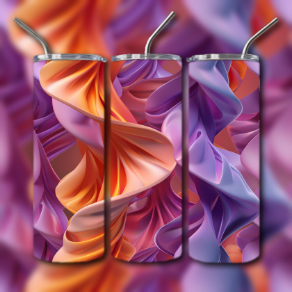 Abstract 3D Art Tumbler