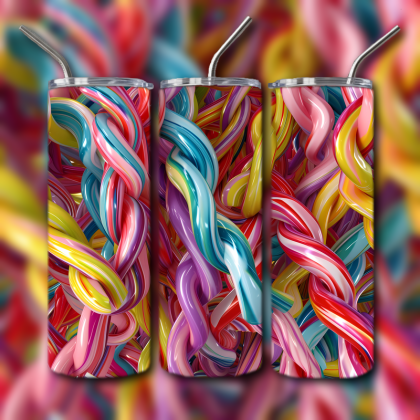 Abstract 3D Art Tumbler
