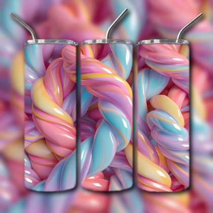 Abstract 3D Art Tumbler