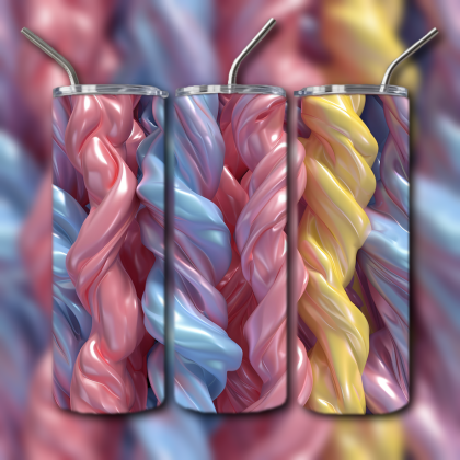 Abstract 3D Art Tumbler