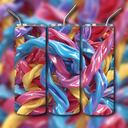 Abstract 3D Art Tumbler