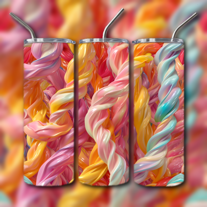 Abstract 3D Art Tumbler