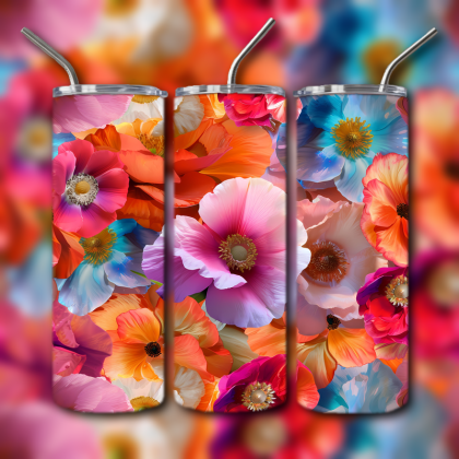Abstract 3D Art Tumbler