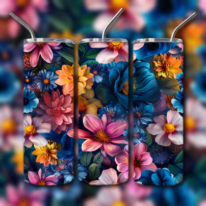 Abstract 3D Art Tumbler