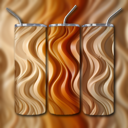 Abstract 3D Art Tumbler