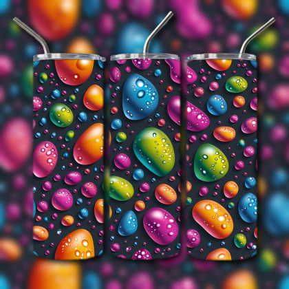 Abstract 3D Art Tumbler