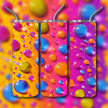 Abstract 3D Art Tumbler