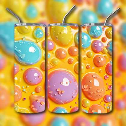 Abstract 3D Art Tumbler