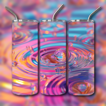 Abstract 3D Art Tumbler