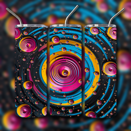 Abstract 3D Art Tumbler