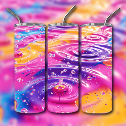Abstract 3D Art Tumbler