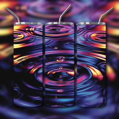 Abstract 3D Art Tumbler