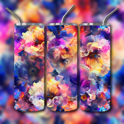 Abstract 3D Art Tumbler