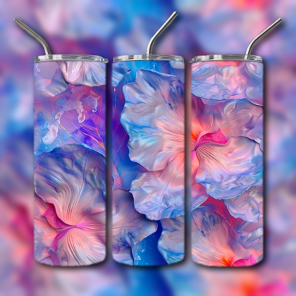 Abstract 3D Art Tumbler