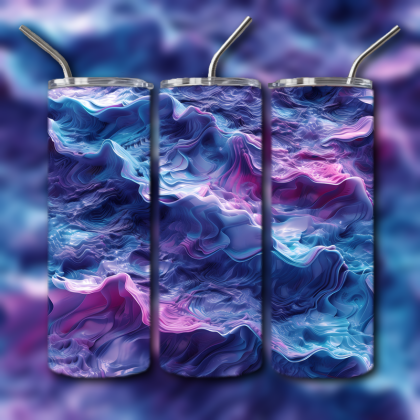Abstract 3D Art Tumbler
