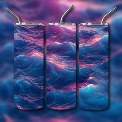 Abstract 3D Art Tumbler
