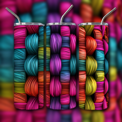 Abstract 3D Art Tumbler