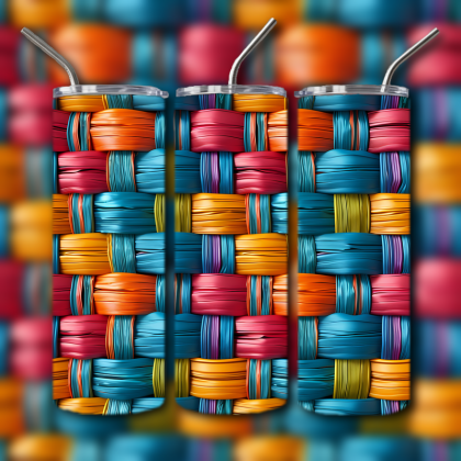 Abstract 3D Art Tumbler
