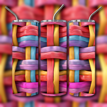 Abstract 3D Art Tumbler