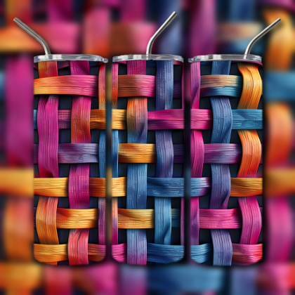 Abstract 3D Art Tumbler