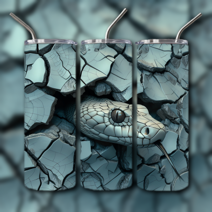 Abstract 3D Art Tumbler