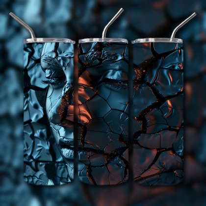Abstract 3D Art Tumbler