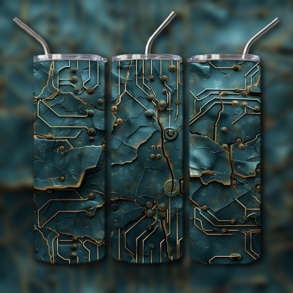 Abstract 3D Art Tumbler