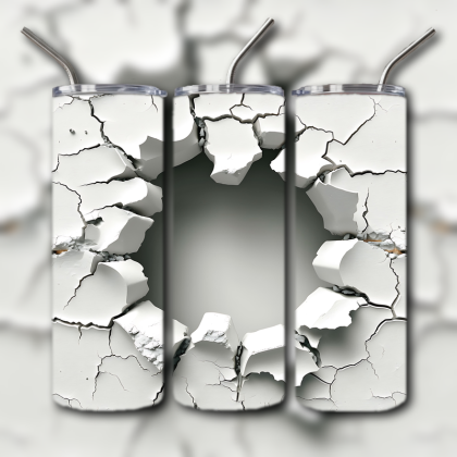 Abstract 3D Art Tumbler
