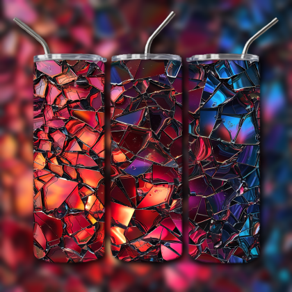 Abstract 3D Art Tumbler