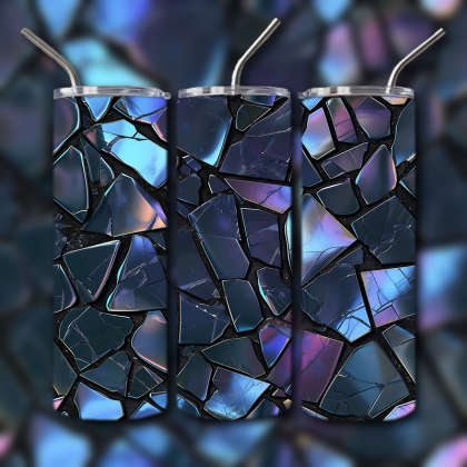 Abstract 3D Art Tumbler