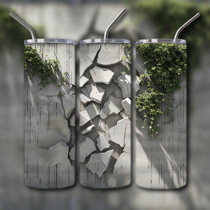 Abstract 3D Art Tumbler
