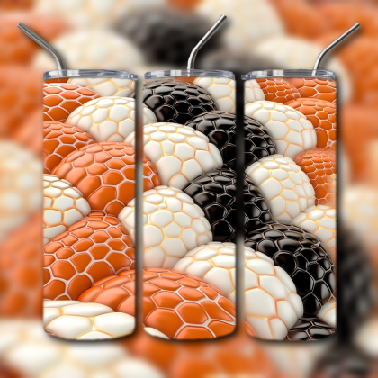 Abstract 3D Art Tumbler