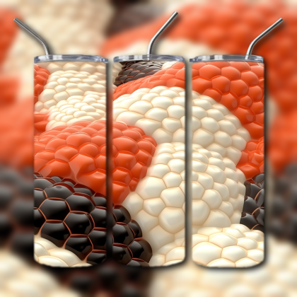 Abstract 3D Art Tumbler