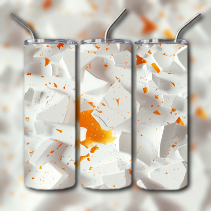 Abstract 3D Art Tumbler