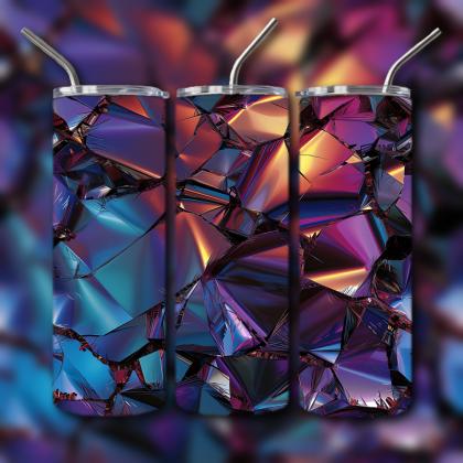 Abstract 3D Art Tumbler