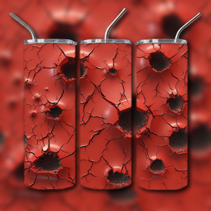 Abstract 3D Art Tumbler