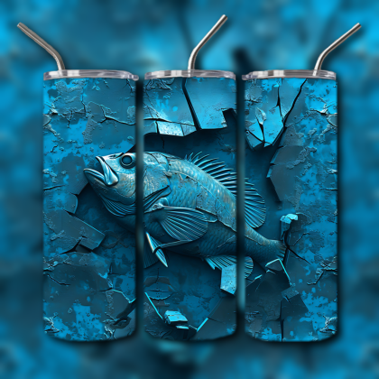 Abstract 3D Art Tumbler