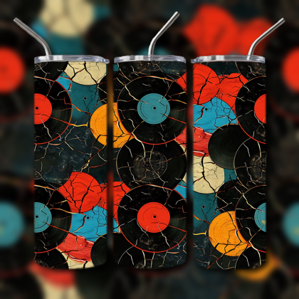 Abstract 3D Art Tumbler