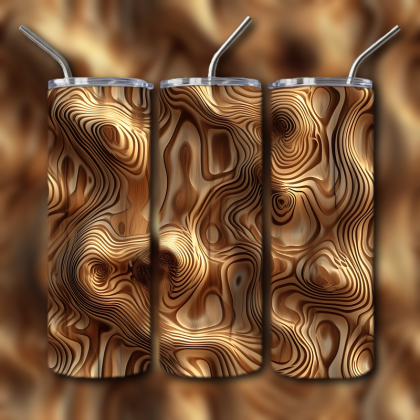Abstract 3D Art Tumbler