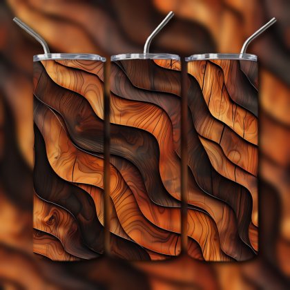 Abstract 3D Art Tumbler