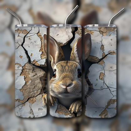 Abstract 3D Art Tumbler