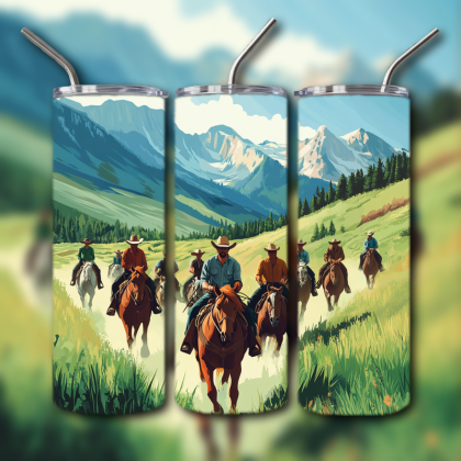 Cowboys and Cowgirls Tumbler