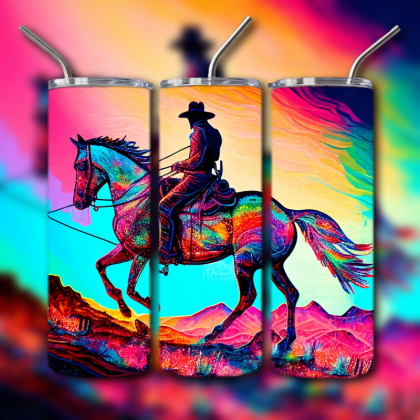 Cowboys and Cowgirls Tumbler