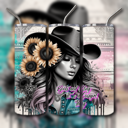 Cowboys and Cowgirls Tumbler
