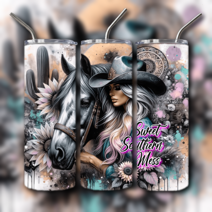 Cowboys and Cowgirls Tumbler