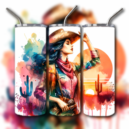 Cowboys and Cowgirls Tumbler