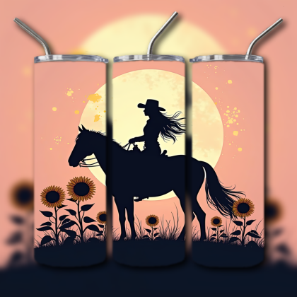 Cowboys and Cowgirls Tumbler