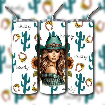 Cowboys and Cowgirls Tumbler